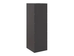 Aparador cómoda cómoda armario mueble organizador cocina salón salón 34,5 x 39 x 107 cm acero negro 02_0035915