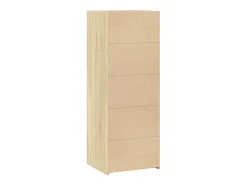 Aparador cómoda cómoda armario mueble organizador cocina salón salón alto Sonoma 45 x 41 x 124 cm madera contrachapada marrón 02_0034063