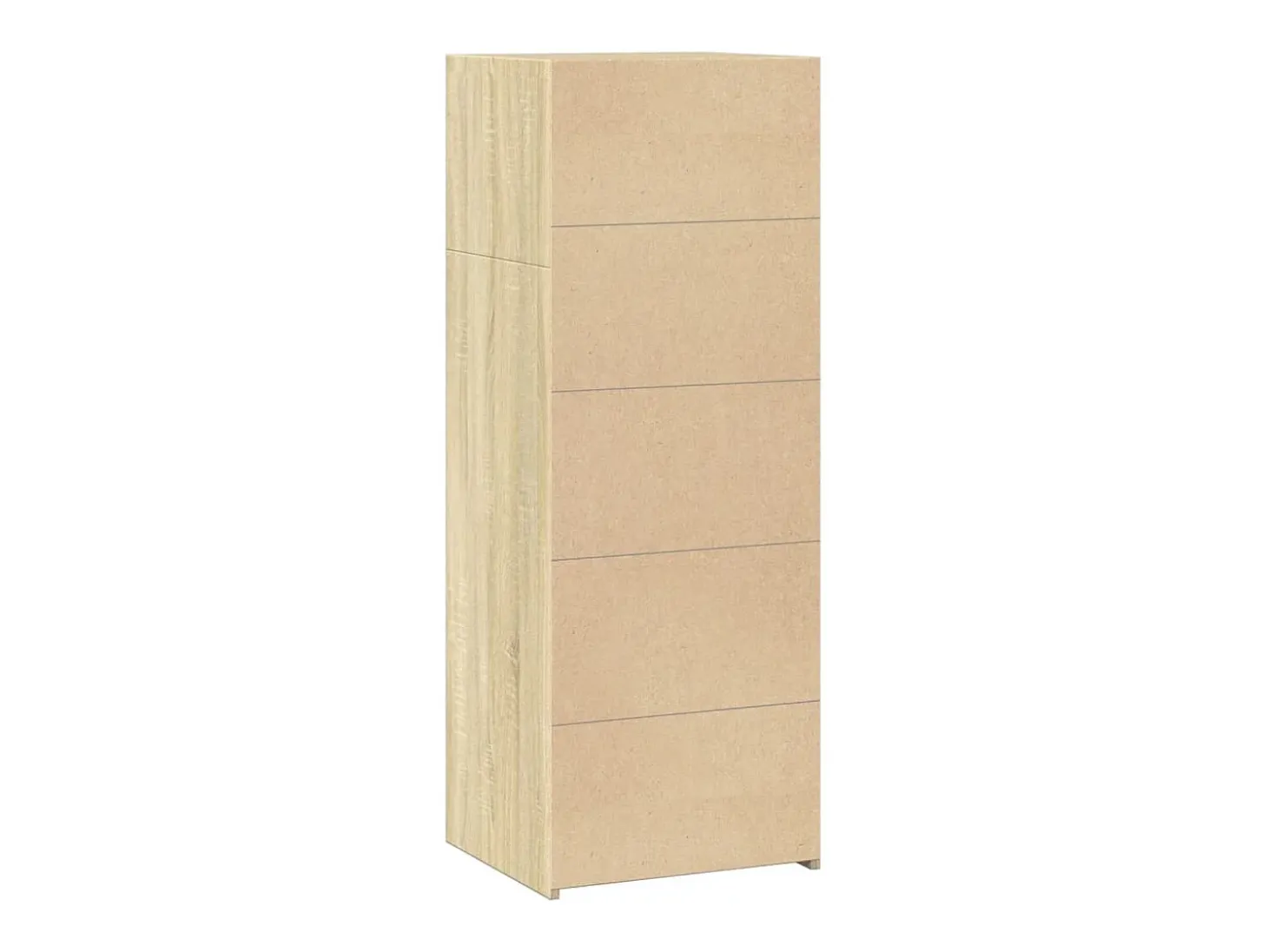 Aparador cómoda cómoda armario mueble organizador cocina salón salón alto Sonoma 45 x 41 x 124 cm madera contrachapada marrón 02_0034063
