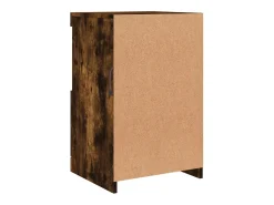 Aparador cómoda cómoda armario mueble organizador cocina salón salón con luces LED 41 x 37 x 67 cm marrón 02_0029885