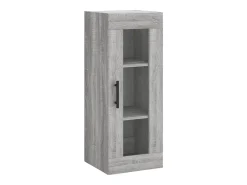 Aparador cómoda cómoda armario mueble organizador cocina salón salón alto Sonoma 34,5 x 34 x 180 cm madera contrachapada gris 02_0035351