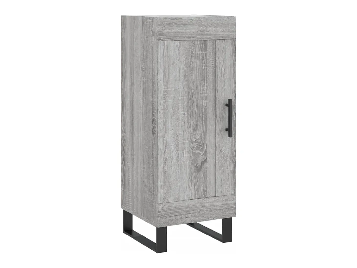 Aparador cómoda cómoda armario mueble organizador cocina salón salón alto Sonoma 34,5 x 34 x 180 cm madera contrachapada gris 02_0035351