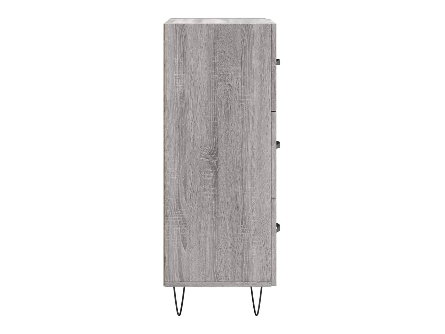 Aparador cómoda cómoda armario mueble organizador cocina salón salón Sonoma 34,5 x 34 x 90 cm madera contrachapada gris 02_0036340