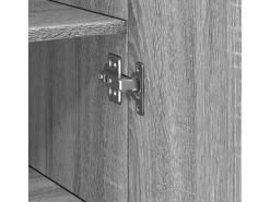 Aparador cómoda cómoda armario mueble organizador cocina salón salón alto Sonoma 45 x 42,5 x 185 cm madera contrachapada gris 02_0035368