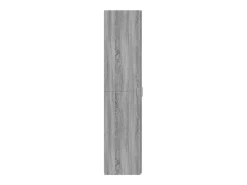 Aparador cómoda cómoda armario mueble organizador cocina salón salón alto Sonoma 45 x 42,5 x 185 cm madera contrachapada gris 02_0035368