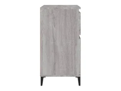 Aparador cómoda cómoda armario unidad de almacenamiento organizador cocina salón salón Sonoma 60 x 35 x 70 cm madera contrachapada gris 02_0036414
