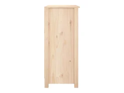 Aparador cómoda cómoda armario mueble organizador cocina salón salón 70 x 35 x 80 cm madera maciza de pino marrón 02_0029645