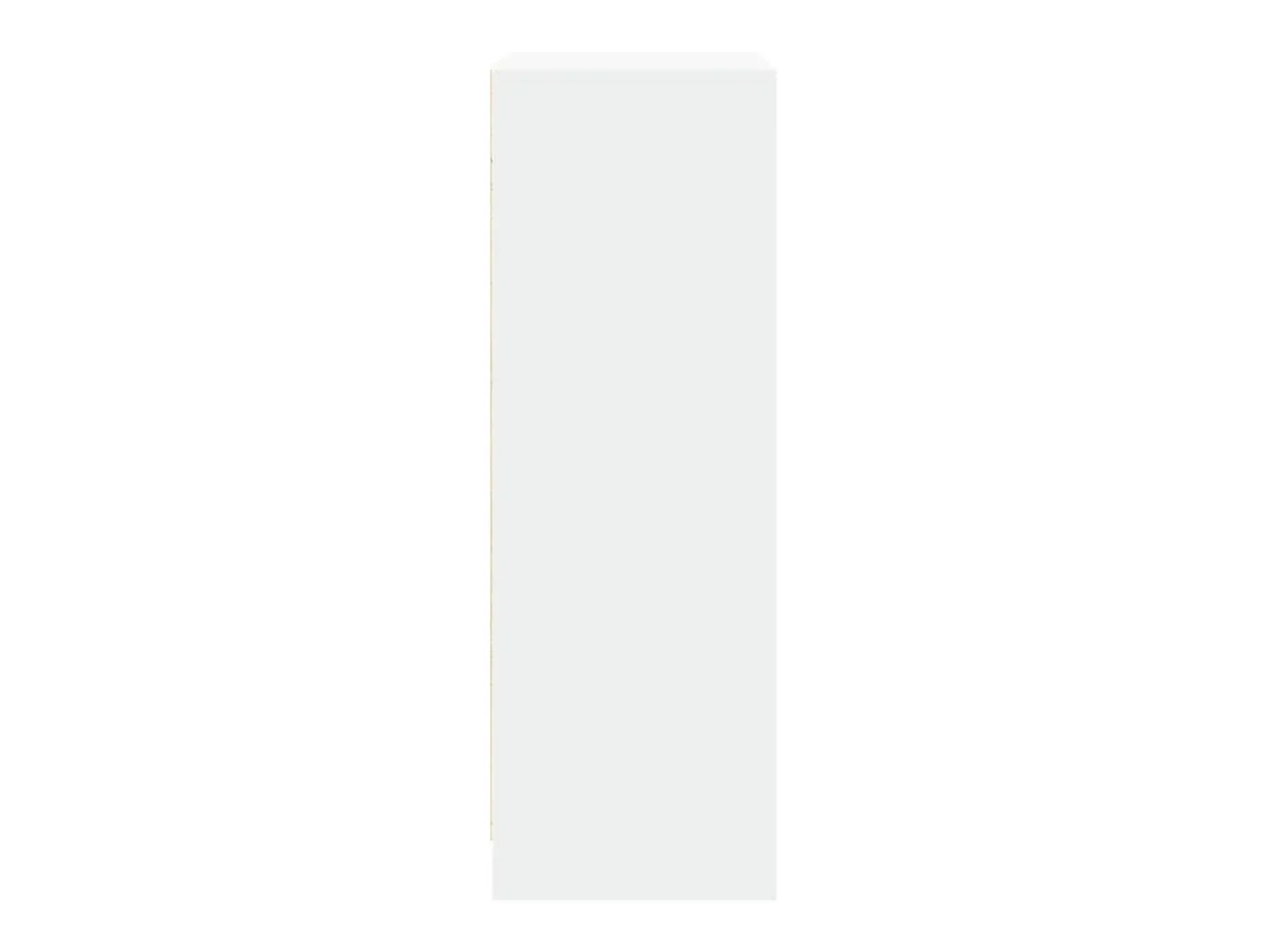 Aparador Cómoda Cómoda Armario Organizador Cocina Salón Salón con LED 77 x 34 x 100 cm Madera contrachapada blanca 02_0029775