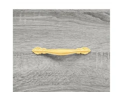 Aparador cómoda cómoda armario mueble organizador cocina salón salón alto Sonoma 69,5 x 34 x 180 cm madera contrachapada gris 02_0035480