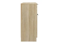 Aparador cómoda cómoda armario mueble organizador cocina salón salón Sonoma 60 x 30 x 70 cm madera contrachapada marrón 02_0031582