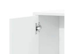 Aparador cómoda cómoda armario mueble organizador cocina salón salón 60 x 31 x 70 cm madera contrachapada blanco 02_0030343