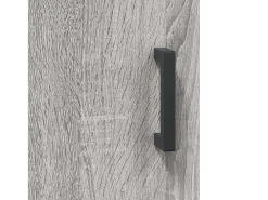 Aparador cómoda cómoda armario mueble organizador cocina salón salón alto Sonoma 69,5 x 34 x 180 cm madera contrachapada gris 02_0035505