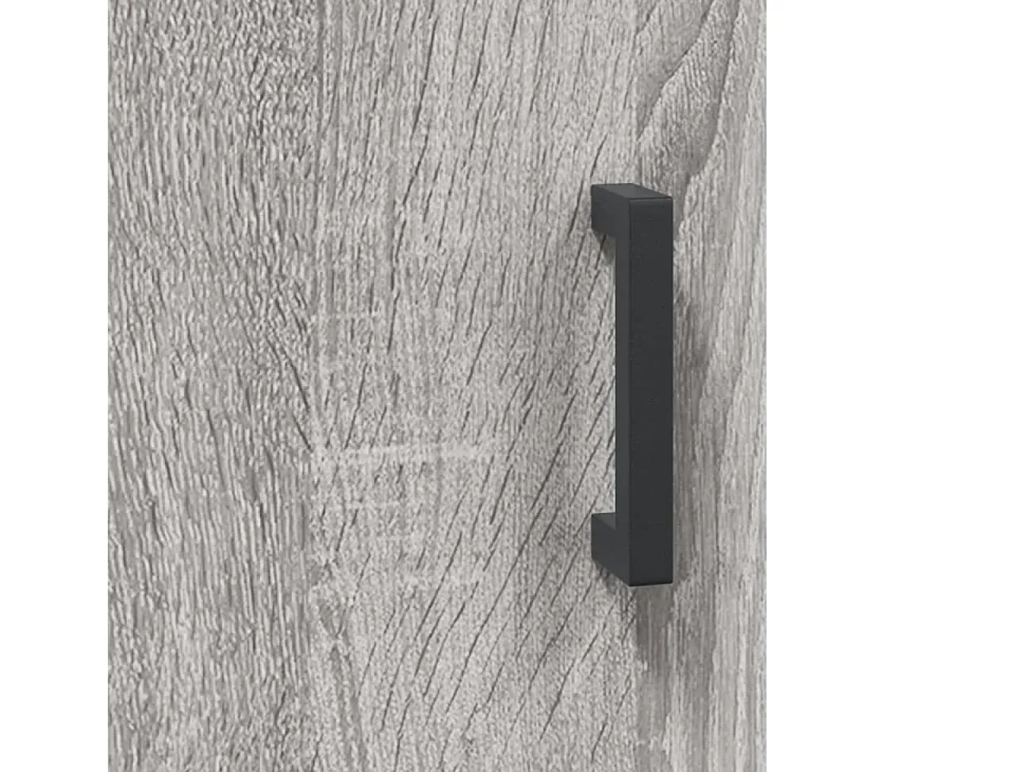 Aparador cómoda cómoda armario mueble organizador cocina salón salón alto Sonoma 69,5 x 34 x 180 cm madera contrachapada gris 02_0035505