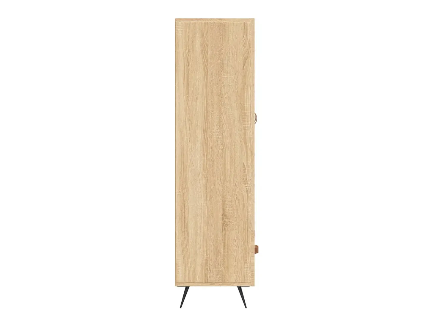 Aparador cómoda cómoda armario mueble organizador cocina salón salón alto Sonoma 69,5 x 31 x 115 cm madera contrachapada marrón 02_0034086