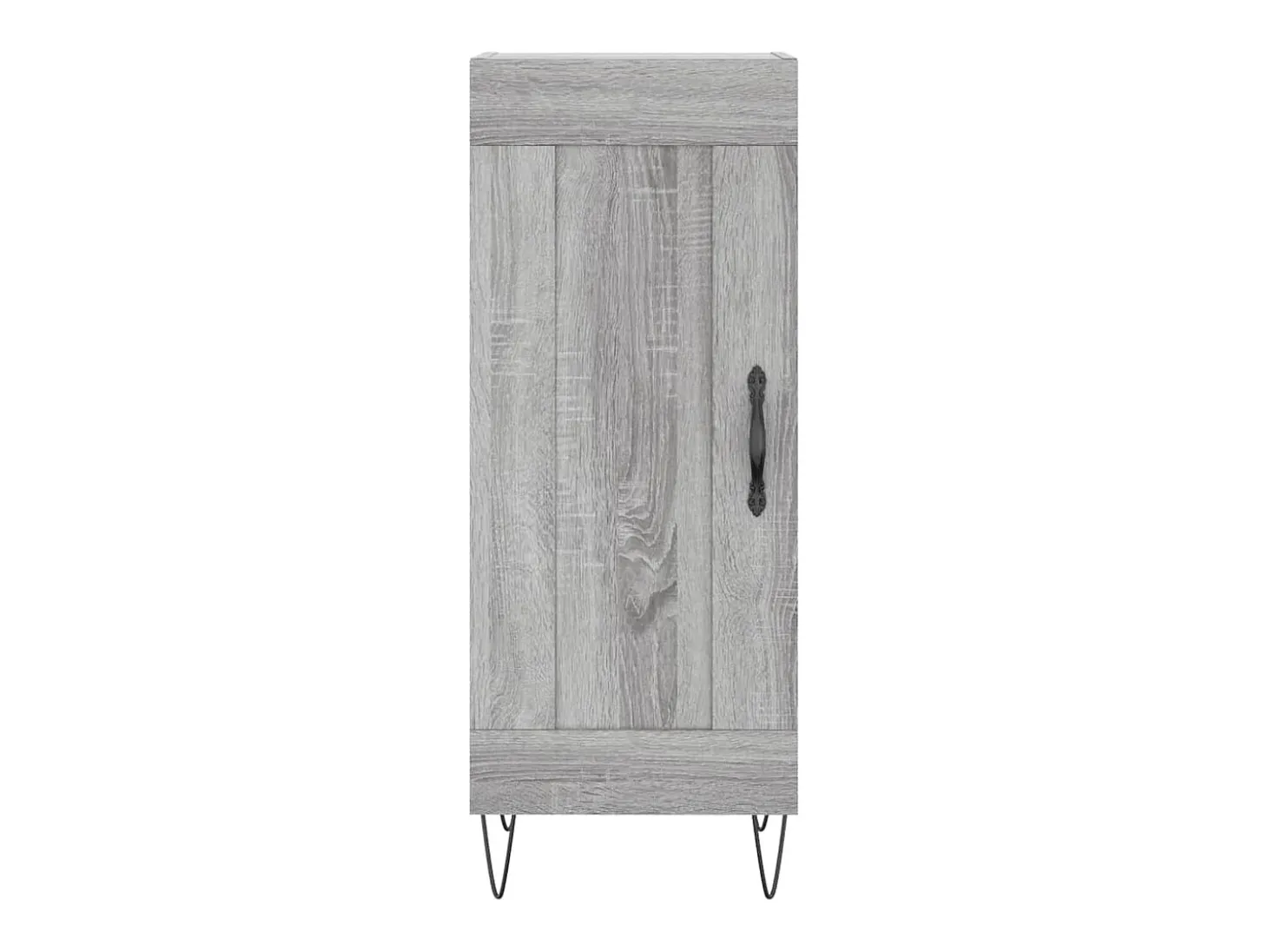 Aparador cómoda cómoda armario mueble organizador cocina salón salón Sonoma 34,5 x 34 x 90 cm madera contrachapada gris 02_0036323