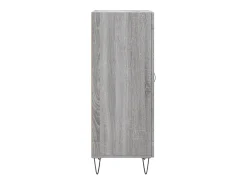 Aparador cómoda cómoda armario mueble organizador cocina salón salón Sonoma 34,5 x 34 x 90 cm madera contrachapada gris 02_0036323