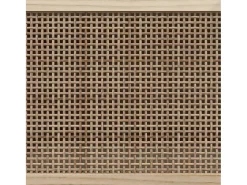Aparador cómoda cómoda armario mueble organizador cocina salón salón 60 x 30 x 70 cm madera maciza de pino y ratán negro natural 02_0035967