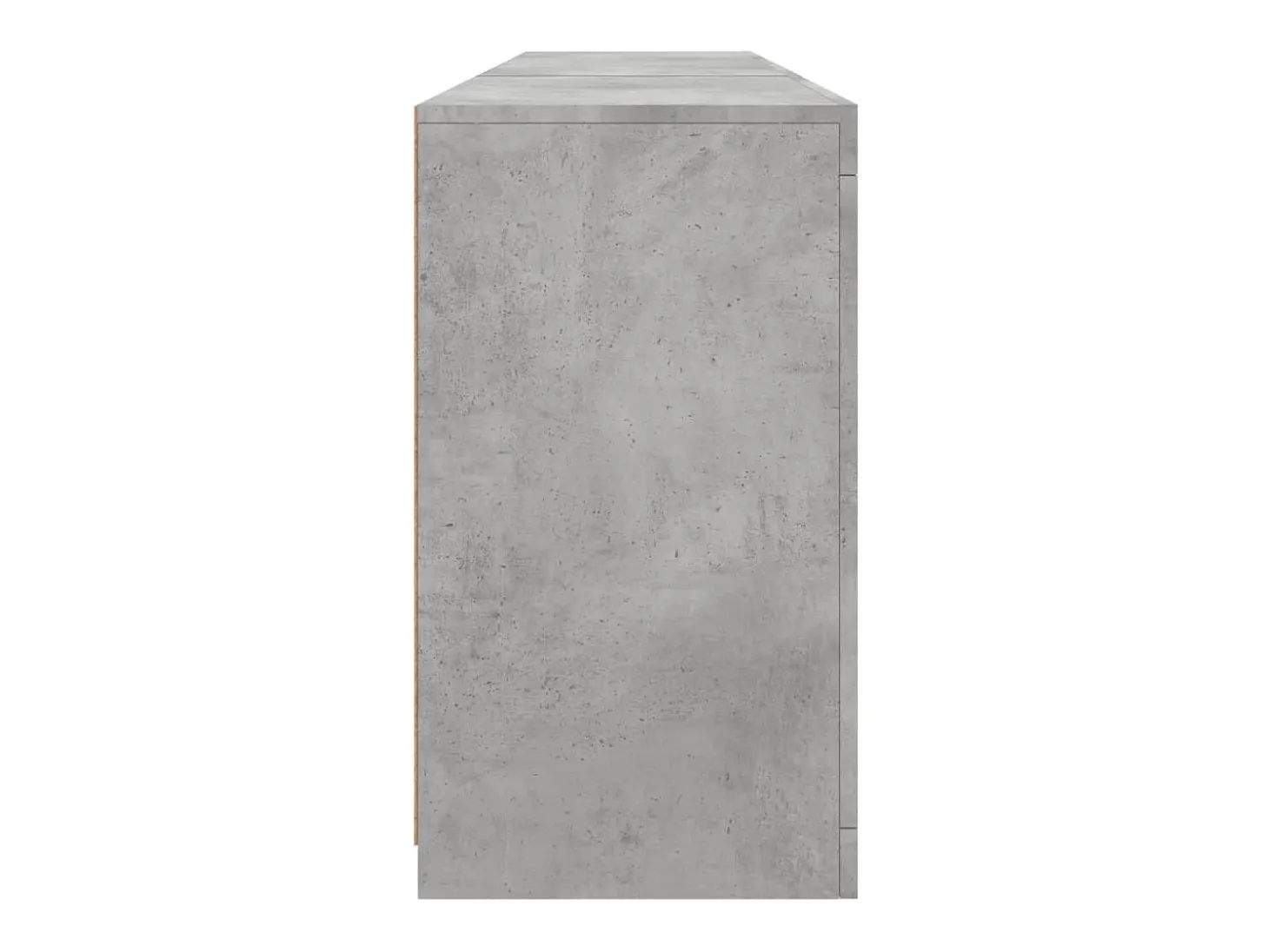 Aparador cómoda cómoda armario mueble organizador cocina salón salón con luces LED 162 x 37 x 67 cm gris 02_0029981