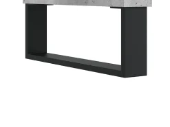 Aparador cómoda cómoda armario mueble organizador cocina salón salón alto 60 x 36 x 110 cm madera contrachapada gris 02_0034458