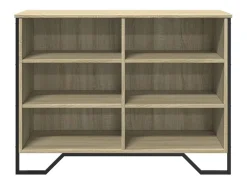 Aparador cómoda cómoda armario mueble organizador cocina salón salón Sonoma 101 x 35,5 x 74,5 cm madera contrachapada marrón 02_0031475