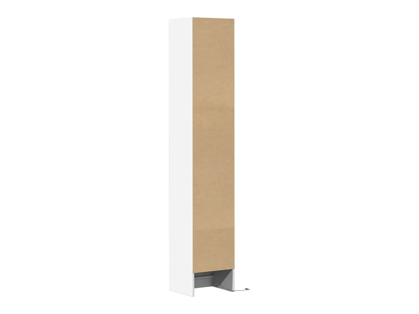 Aparador cómoda cómoda armario mueble organizador cocina salón salón con LED 36 x 32,5 x 200 cm madera contrachapada blanco 02_0029769