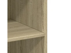 Aparador cómoda cómoda armario mueble organizador cocina salón salón alto Sonoma 70 x 41 x 185 cm madera contrachapada marrón 02_0034202