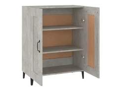 Aparador cómoda cómoda armario mueble organizador cocina salón salón 69,5 x 34 x 90 cm madera contrachapada gris 02_0032042