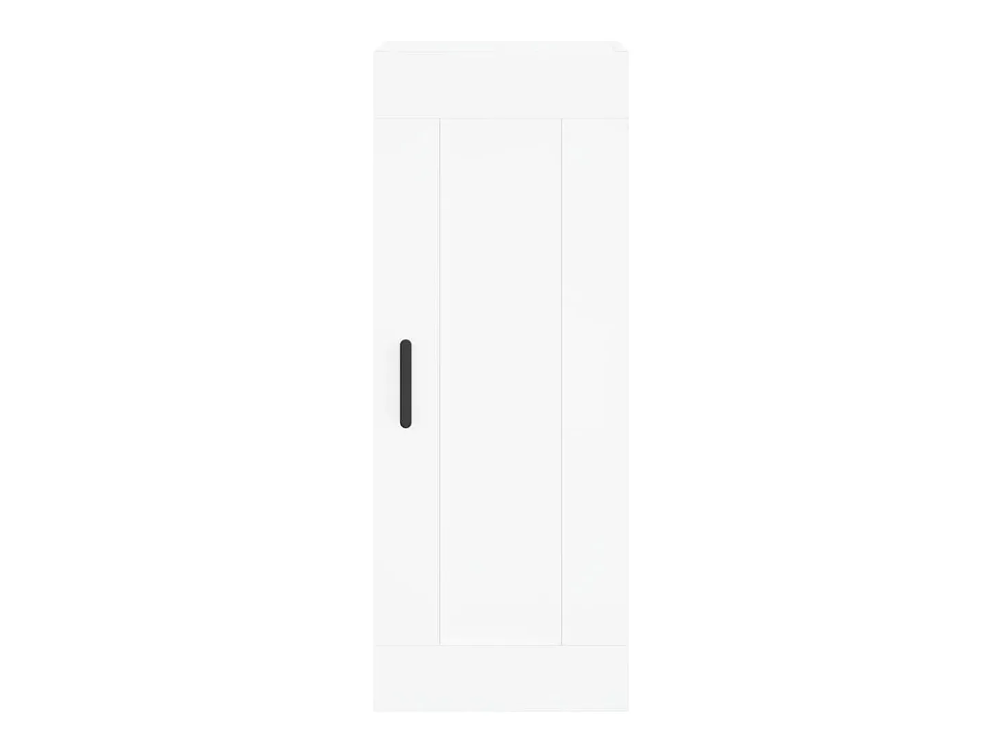 Aparador cómoda cómoda armario mueble organizador cocina salón salón alto 34,5 x 34 x 180 cm madera contrachapada blanco 02_0032265