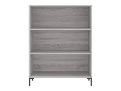Aparador cómoda cómoda armario mueble organizador cocina salón salón Sonoma 69,5 x 32,5 x 180 cm madera contrachapada gris 02_0036424