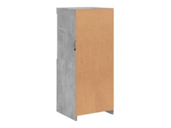 Aparador cómoda cómoda armario mueble organizador cocina salón salón con luces LED 41 x 37 x 100 cm gris 02_0029996
