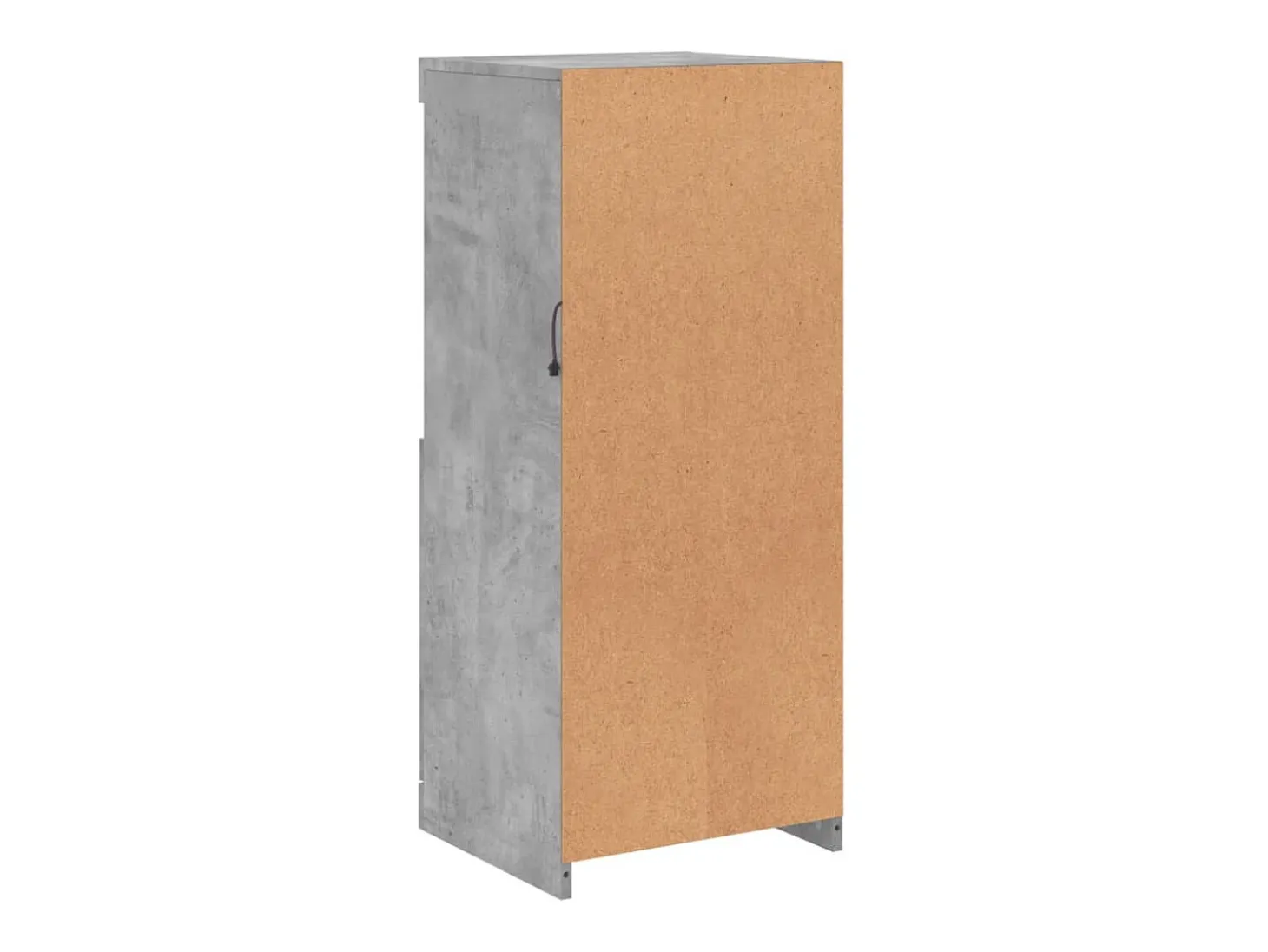 Aparador cómoda cómoda armario mueble organizador cocina salón salón con luces LED 41 x 37 x 100 cm gris 02_0029996