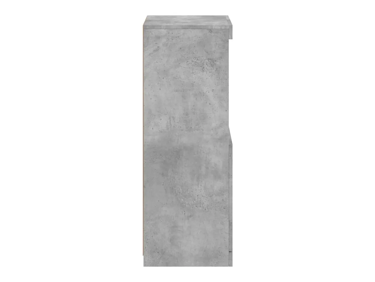 Aparador cómoda cómoda armario mueble organizador cocina salón salón con luces LED 41 x 37 x 100 cm gris 02_0029996