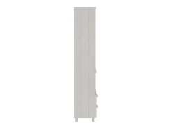 Aparador cómoda cómoda armario mueble organizador cocina salón salón 60 x 35 x 180 cm madera maciza de pino blanco 02_0032129
