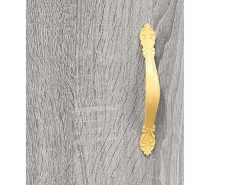 Aparador cómoda cómoda armario mueble organizador cocina salón salón alto Sonoma 69,5 x 34 x 180 cm madera contrachapada gris 02_0035482