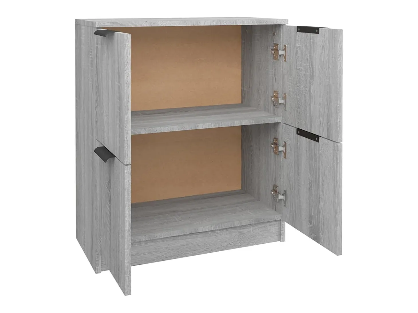 Aparador cómoda cómoda armario unidad de almacenamiento organizador cocina salón salón Sonoma 60 x 30 x 70 cm madera contrachapada gris 02_0036380