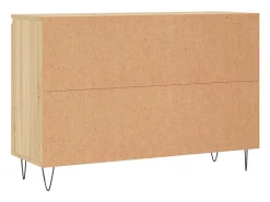 Aparador cómoda cómoda armario unidad de almacenamiento organizador cocina salón salón Sonoma 104 x 35 x 70 cm madera contrachapada marrón 02_0031485