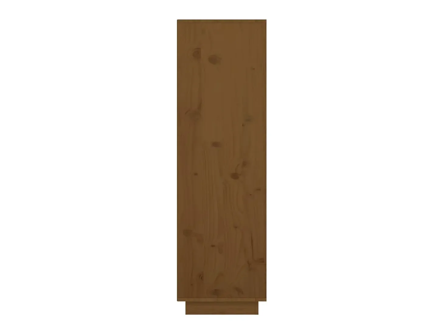 Aparador cómoda cómoda armario mueble organizador cocina salón salón alto 38 x 35 x 117 cm madera maciza de pino marrón 02_0034754