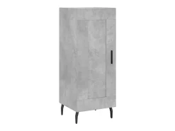 Aparador cómoda cómoda armario mueble organizador cocina salón salón alto 34,5 x 34 x 180 cm madera contrachapada gris 02_0034249