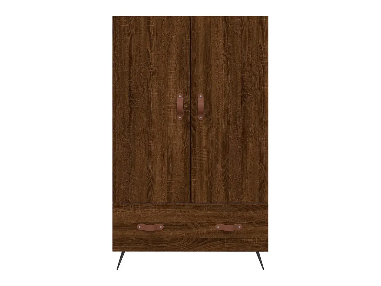Aparador cómoda cómoda armario mueble organizador cocina salón salón alto 69,5 x 31 x 115 cm madera contrachapada marrón 02_0033747