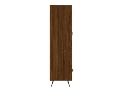 Aparador cómoda cómoda armario mueble organizador cocina salón salón alto 69,5 x 31 x 115 cm madera contrachapada marrón 02_0033747