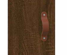Aparador cómoda cómoda armario mueble organizador cocina salón salón alto 69,5 x 31 x 115 cm madera contrachapada marrón 02_0033747