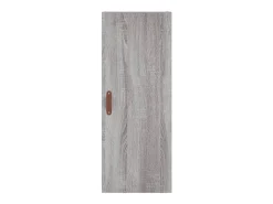 Aparador cómoda cómoda armario mueble organizador cocina salón salón alto Sonoma 34,5 x 34 x 180 cm madera contrachapada gris 02_0035333
