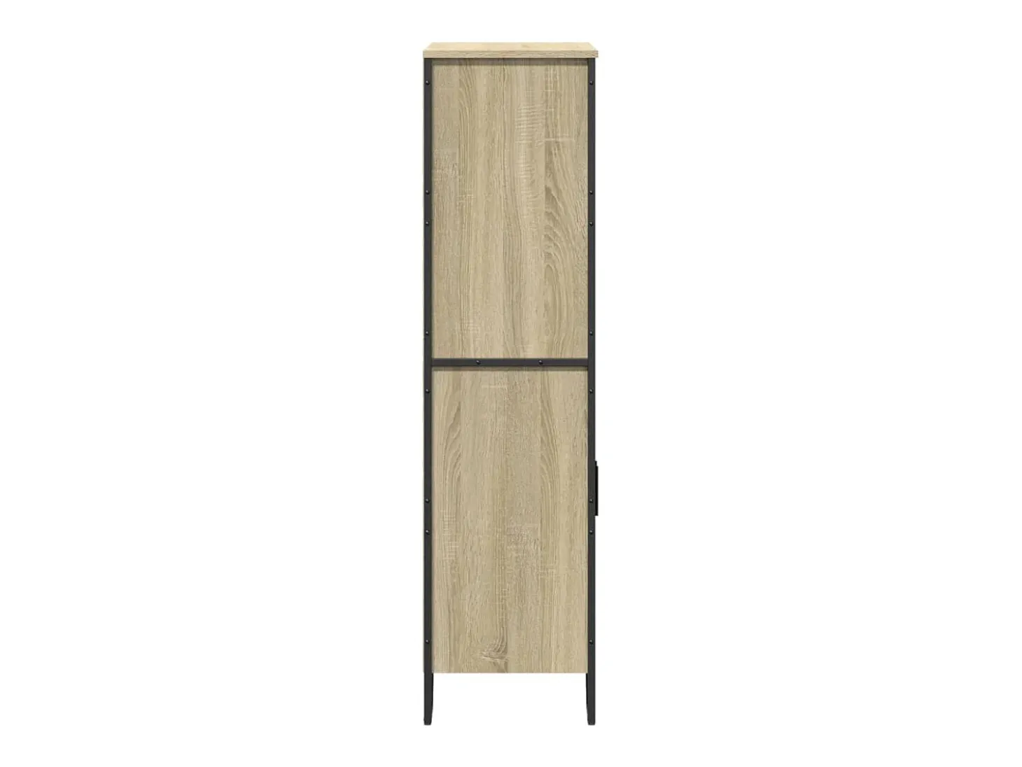 Aparador cómoda cómoda armario mueble organizador cocina salón salón alto sonoma 79,5 x 35,5 x 137,5 cm madera contrachapada marrón 02_0034207