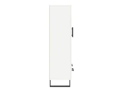 Aparador cómoda cómoda armario mueble organizador cocina salón salón alto 69,5 x 31 x 115 cm madera contrachapada blanco 02_0032502