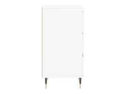 Aparador cómoda cómoda armario mueble organizador cocina salón salón 40 x 35 x 70 cm madera contrachapada blanca 02_0030299