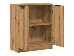 Aparador cómoda cómoda armario unidad de almacenamiento organizador cocina salón sala de manualidades 60 x 30 x 70 cm madera contrachapada marrón 02_0030815
