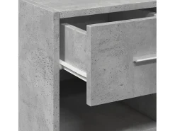 Aparador cómoda cómoda armario mueble organizador cocina salón salón 50 x 42,5 x 93 cm madera contrachapada gris 02_0031945