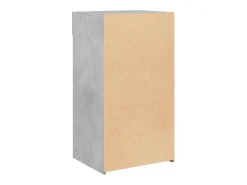 Aparador cómoda cómoda armario mueble organizador cocina salón salón 50 x 42,5 x 93 cm madera contrachapada gris 02_0031945