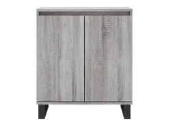 Aparador cómoda cómoda armario mueble organizador cocina salón salón Sonoma 60 x 35 x 70 cm madera contrachapada gris 02_0036415