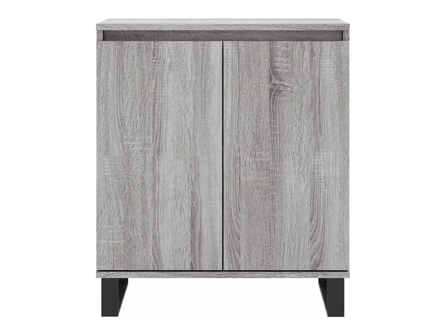 Aparador cómoda cómoda armario mueble organizador cocina salón salón Sonoma 60 x 35 x 70 cm madera contrachapada gris 02_0036415